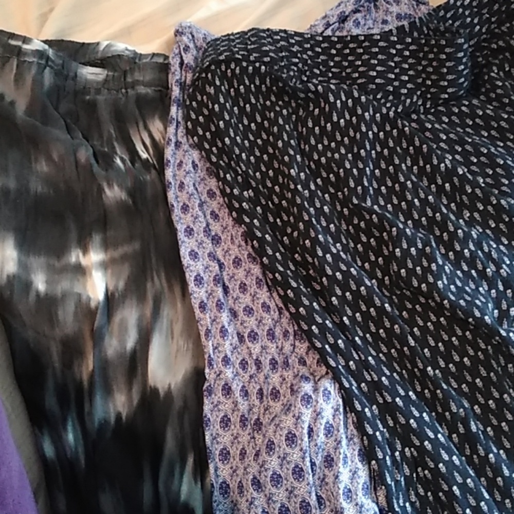 Three pair of pull on slacks